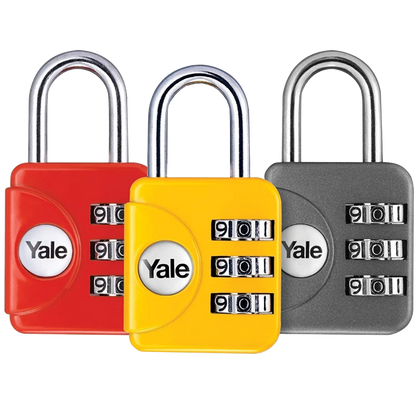 YALE YP1 Open Shackle Combination Padlock