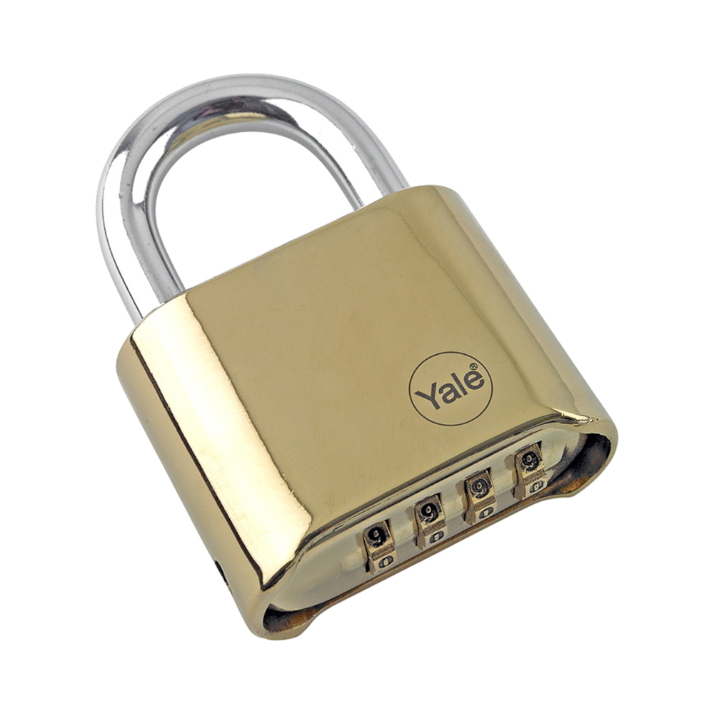 YALE Y126 50mm Brass Combination Padlock