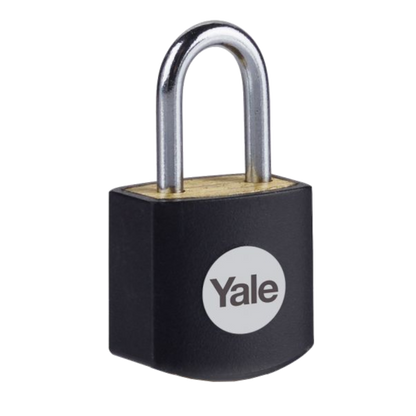 YALE Y110JB Brass Open Shackle Padlock - Pack of 4