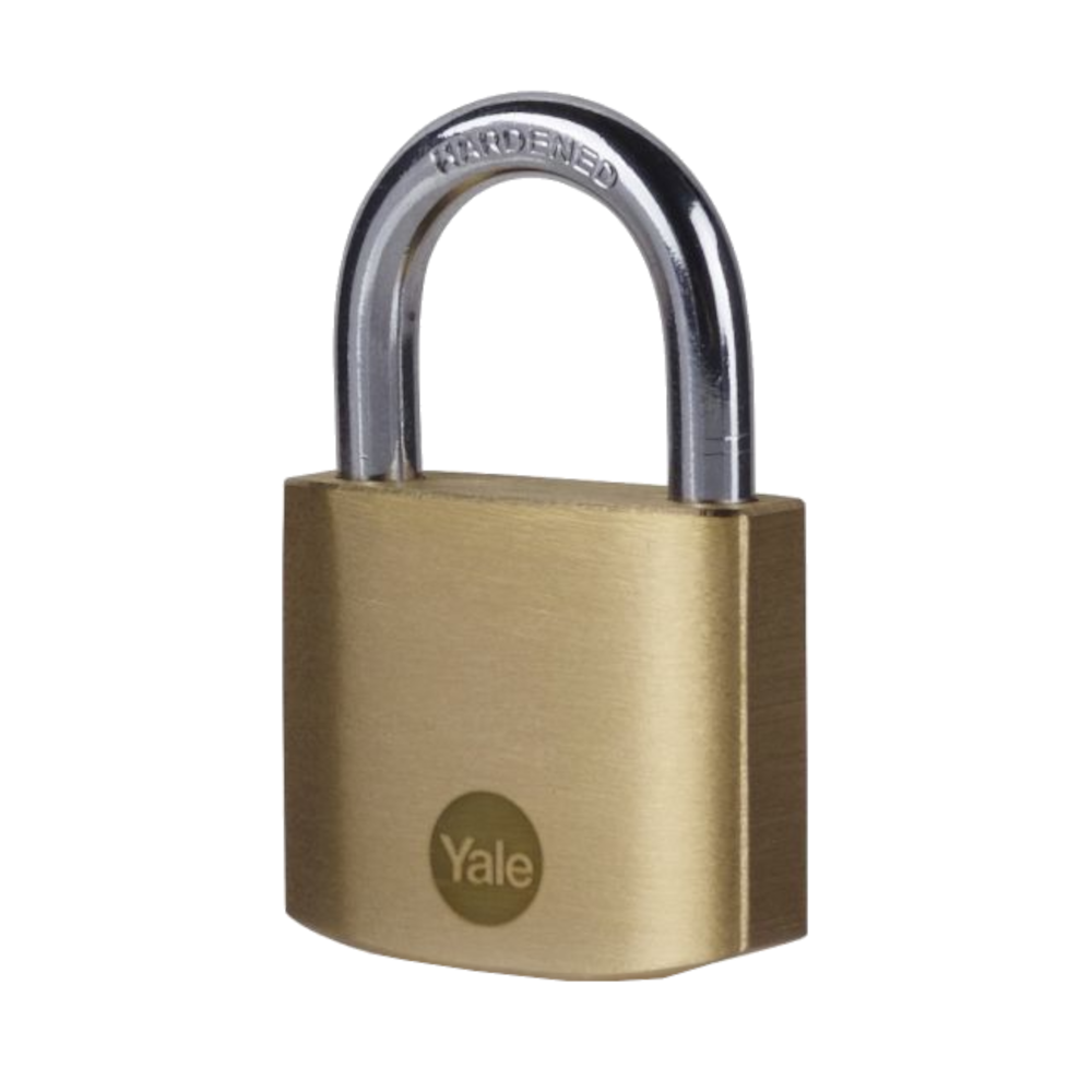 YALE Steel Hasp & Brass Padlock