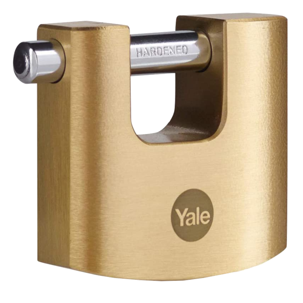 YALE 114B Brass Shutter Padlock