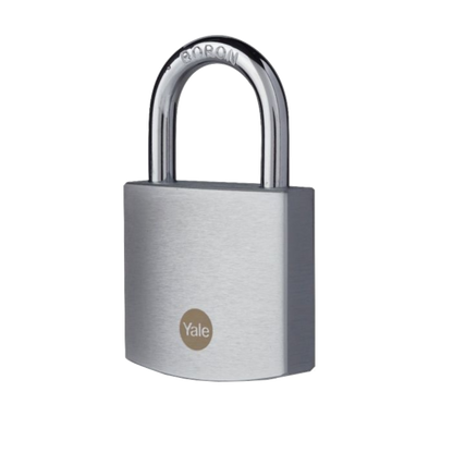 YALE Y120B Brass Padlock With Chrome Finish