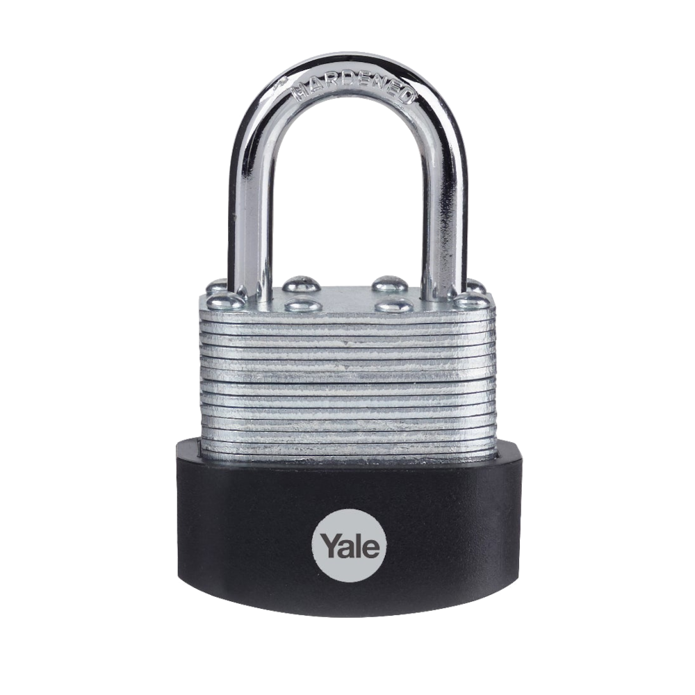 YALE Y125B High Security Laminated Steel Open Shackle Padlock