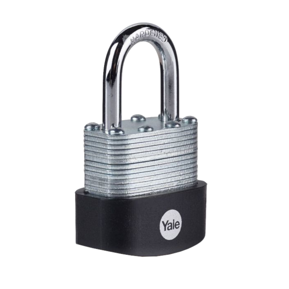 YALE Y125B High Security Laminated Steel Open Shackle Padlock