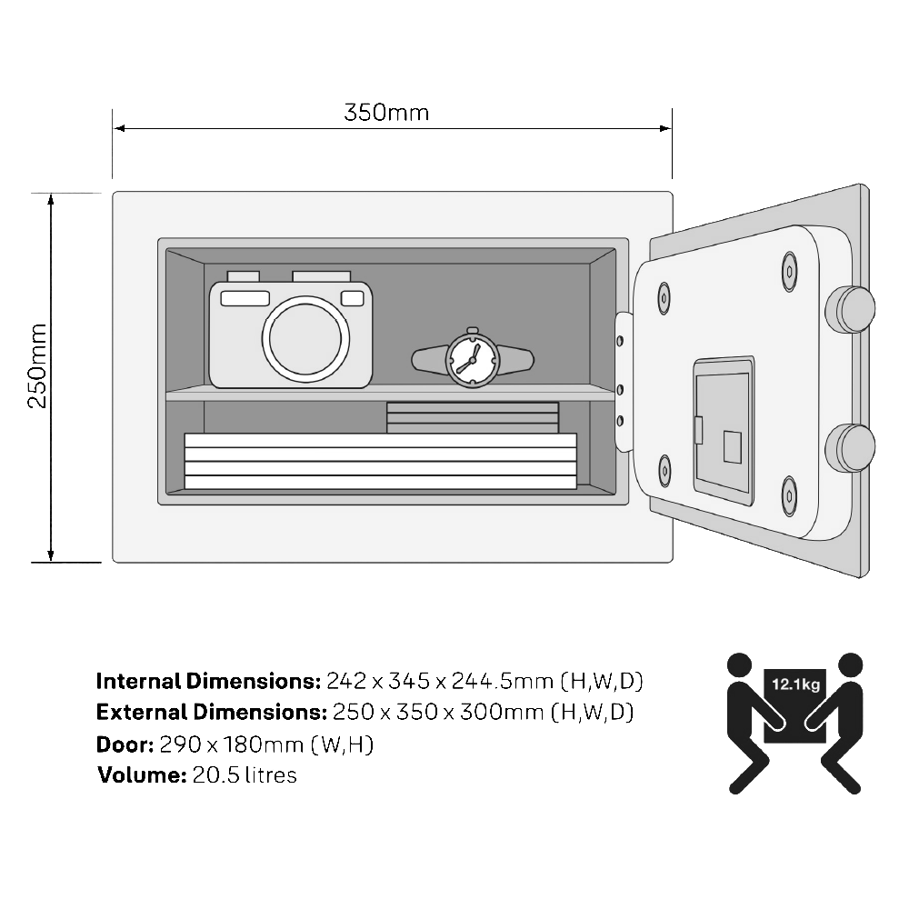 YALE Smart Safe YSS/250/EB1