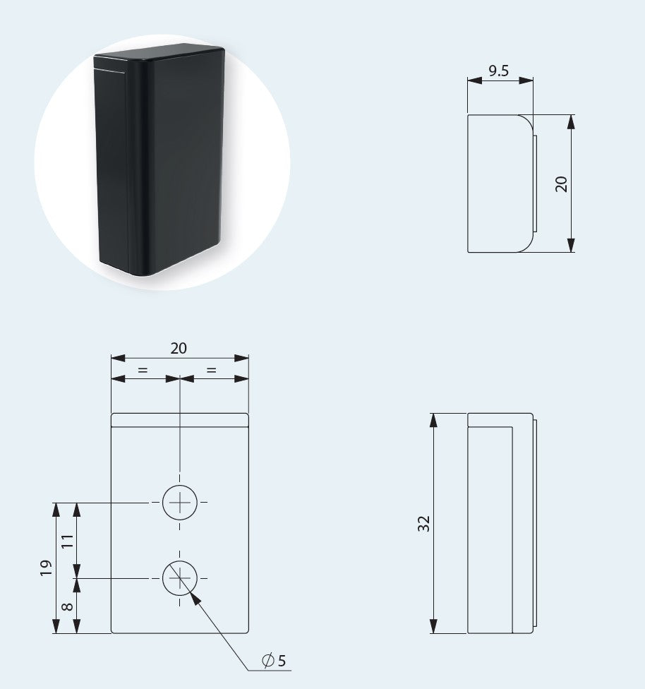 ADVANCE™ Bi-fold door magnets N52