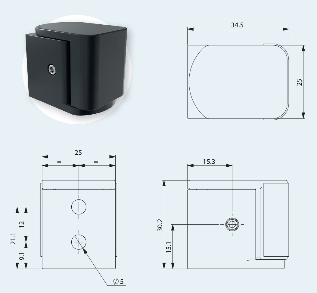 ADVANCE™ Bi-fold door magnets N52