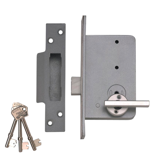 UNION 4K-3WH 6 Lever Escape Deadlock 78mm Right Handed - Stainless Steel