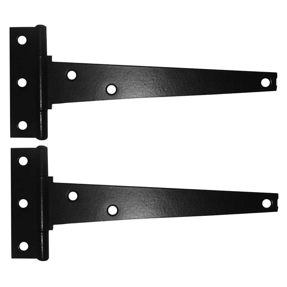 CROMPTON 909 Japaned Tee Hinge 150mm 1 Pair - Black