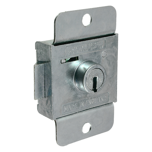 L&F 2303 7 Lever Springbolt Locker Lock 6mm Keyed To Differ - Zinc Plated