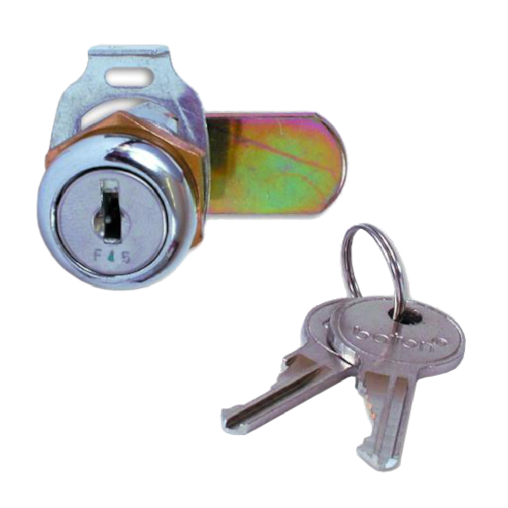 Autopa Parking Post Camlock 20mm Keyed To Differ - Chrome Plated