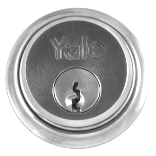 YALE 1122 Screw-In Cylinder Keyed To Differ Single - Satin Chrome