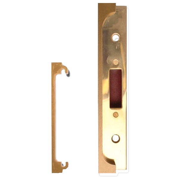 UNION 2988 Rebate To Suit 2101 Deadlocks 13mm PL - Polished Lacquered Brass