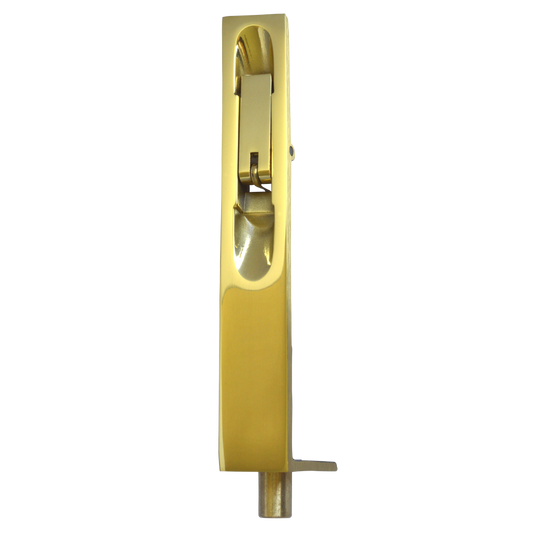 FRANK ALLART 5640 25mm Brass Lever Action Flush Bolt 152mm - Polished Brass