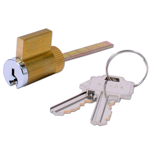 Weiser 8346 Patio Lock Cylinder Keyed To Differ Single - Chrome Plated
