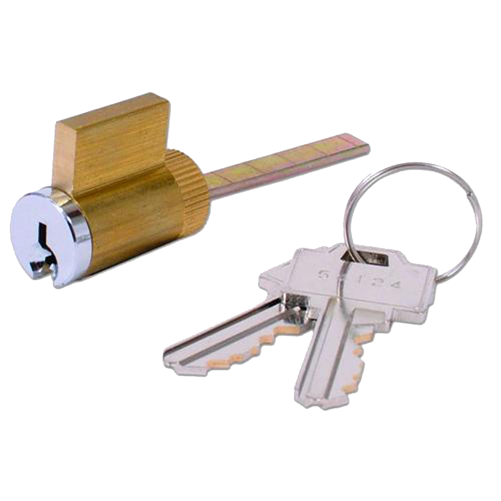Weiser 8346 Patio Lock Cylinder Keyed Alike Pair - Chrome Plated