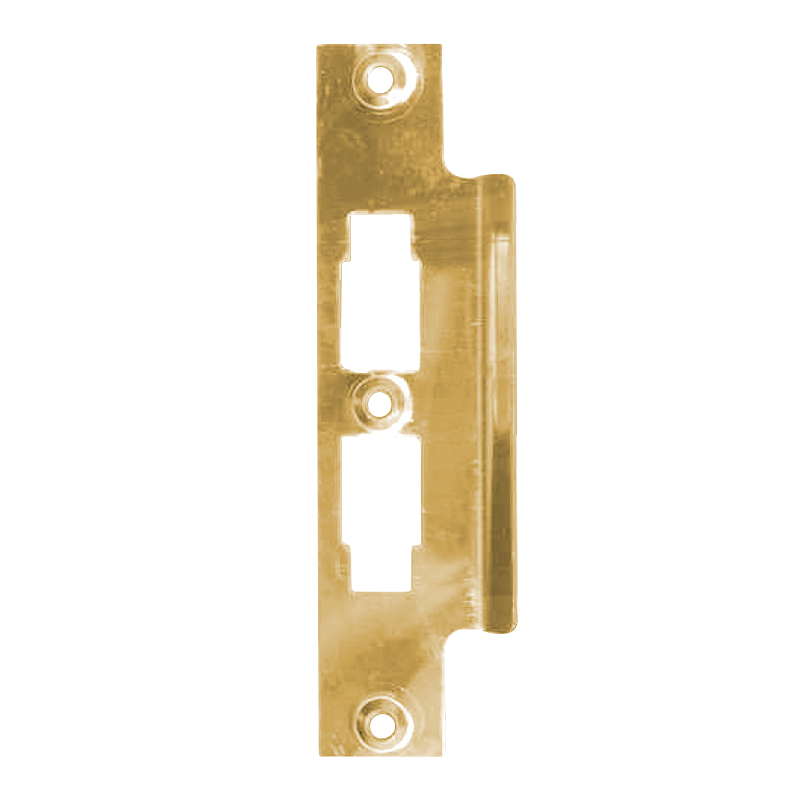 UNION 2077 Strike Plate Polished Lacquered Brass