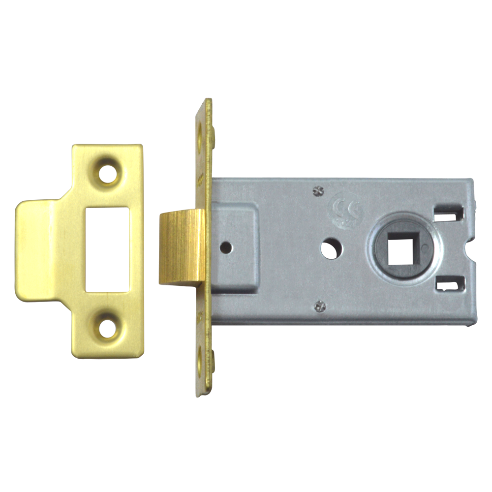 Legge 3708 & 3709 Mortice Latch 75mm - Polished Brass