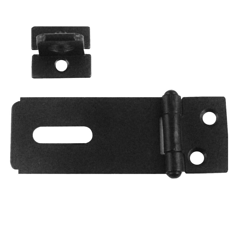 CROMPTON 617 Hasp & Staple 75mm - Black
