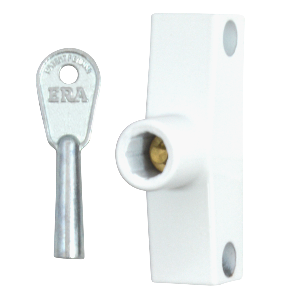 ERA 801 & 802 Automatic Window Snap Lock Std Key 1 Lock + 1 Key Pro - White