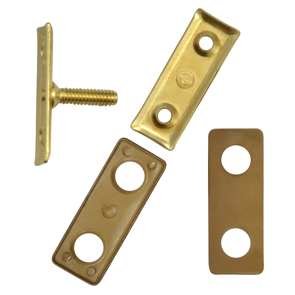 ERA 820 Locking Casement Stay Pin EB Pro - Polished Brass