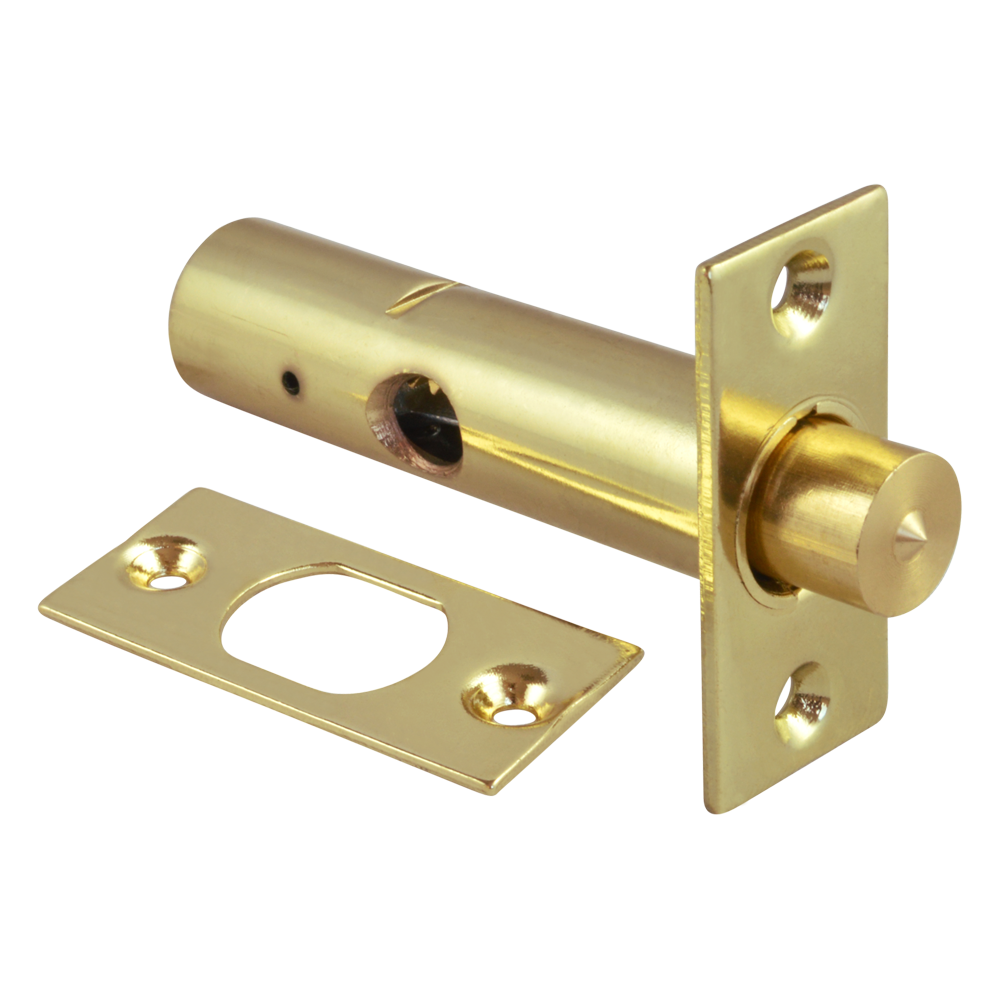 ERA 838 Door Security Bolt - Key 60mm Single Pro - Polished Brass