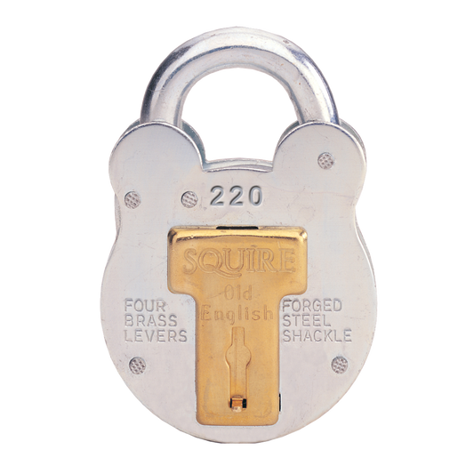 Squire 220, 440 & 660 Old English Padlock 38mm 220 Keyed To Differ Pro