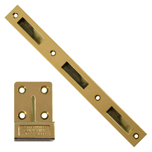 Banham W107 Sash Window Lock Polished Brass