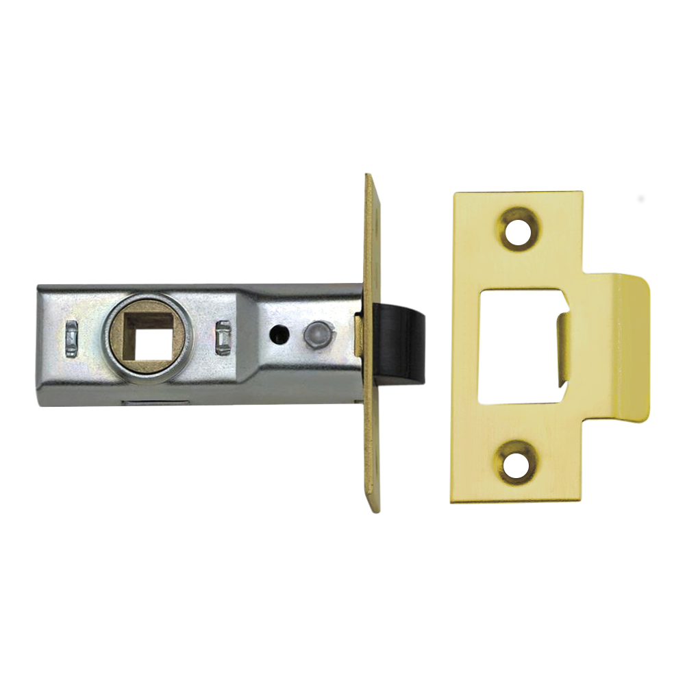 UNION 2648 Tubular Latch 64.5mm Pro - Polished Lacquered Brass