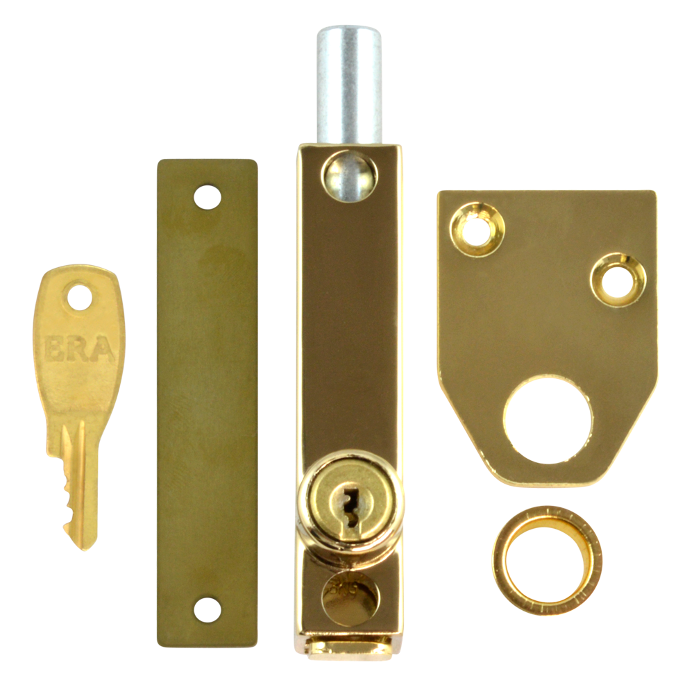 ERA 805 & 806 Universal Press Bolt EB Cut Key Keyed Alike D218 Pro - Brass