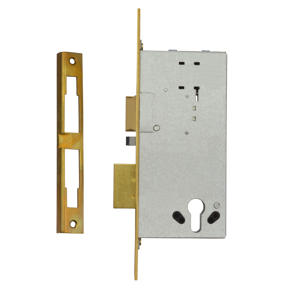CISA 12011 Series Mortice Electric Lock Timber Door 12011-60-0 - Satin Brass