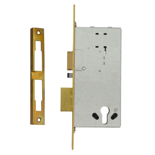 CISA 12011 Series Mortice Electric Lock Timber Door 12011-60-0 - Satin Brass