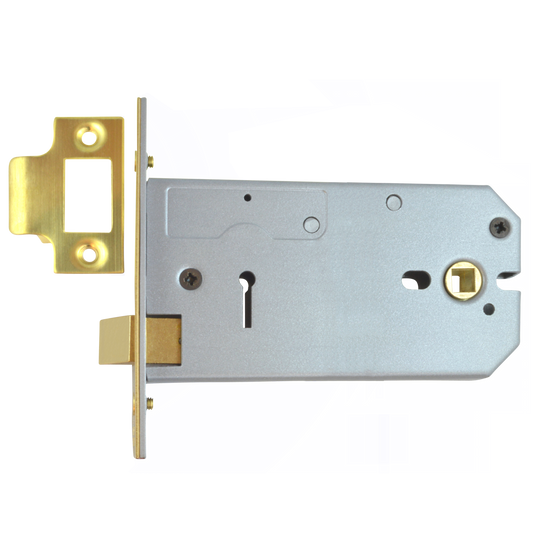 UNION 26773 Horizontal Mortice Latch 152mm - Polished Lacquered Brass