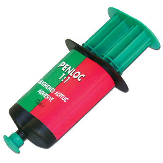 ASEC Penloc 2 Part Toughened Acrylic Adhesive 12ml - Clear
