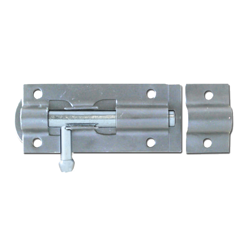 ASEC Zinc Plated Straight Tower Bolt 75mm - Zinc Plated