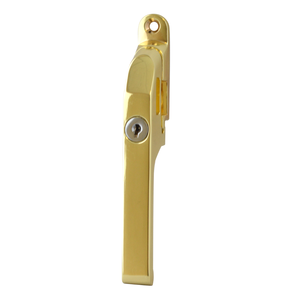 ASEC Locking Window Casement Handle Brass