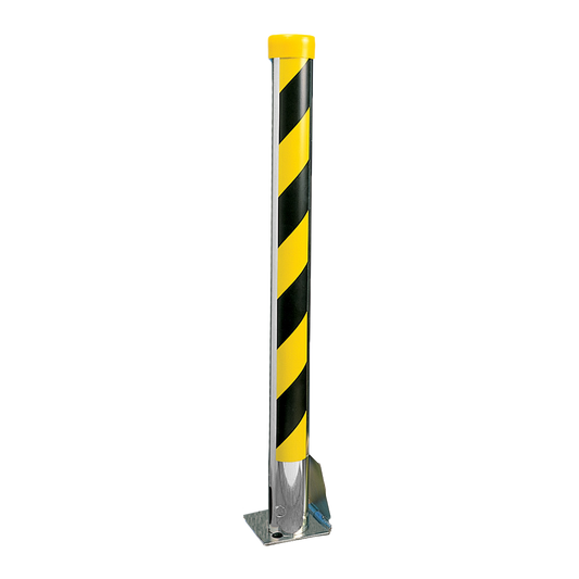 ASEC Round Removable 730mm High Parking Post Removable - Zinc Plated