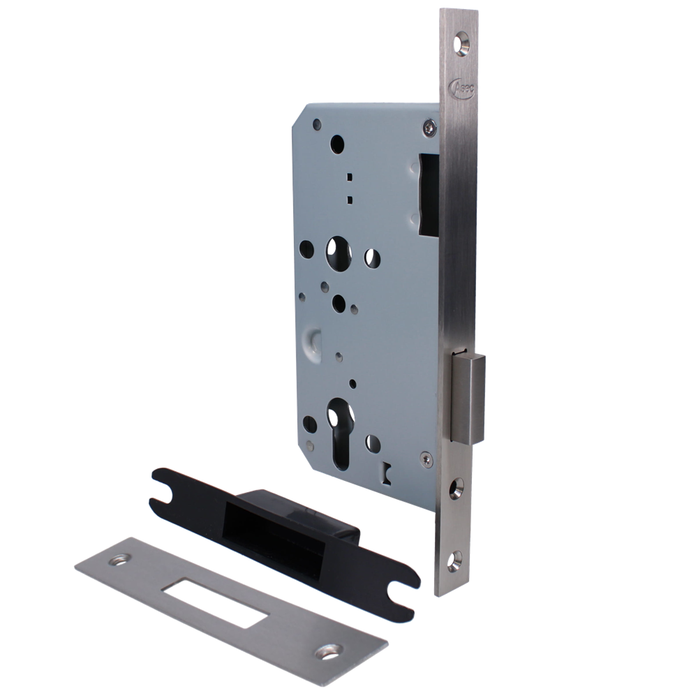 ASEC DIN Euro Deadcase 60mm Square - Stainless Steel