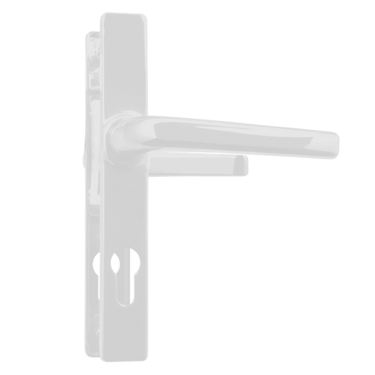 ASEC 70 Lever Door Furniture To Suit Ferco - 205mm Backplate White