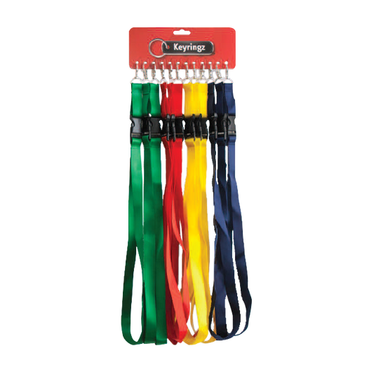 ASEC Assorted Coloured Lanyards Assorted Coloured Lanyards - Assorted Colours