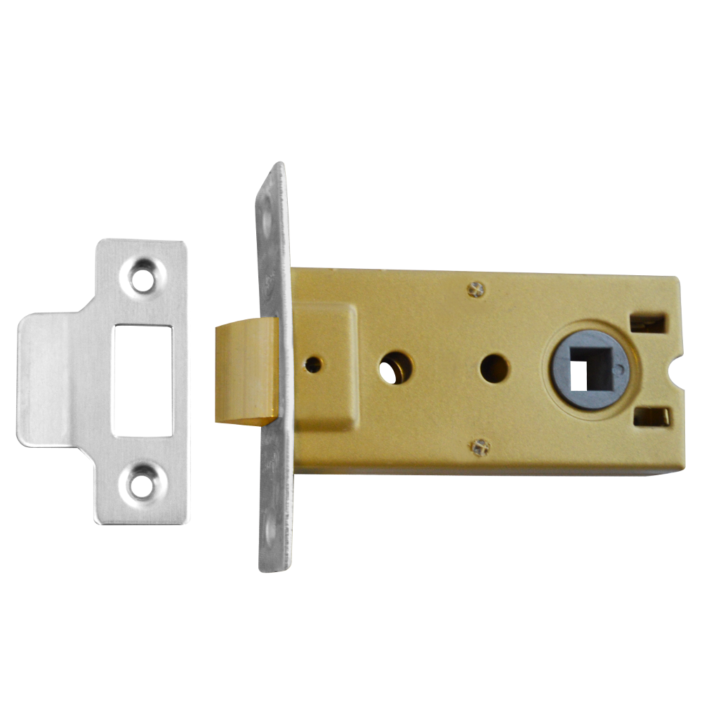ASEC Flat Pattern Mortice Latch 76mm Pro - Nickel Plated