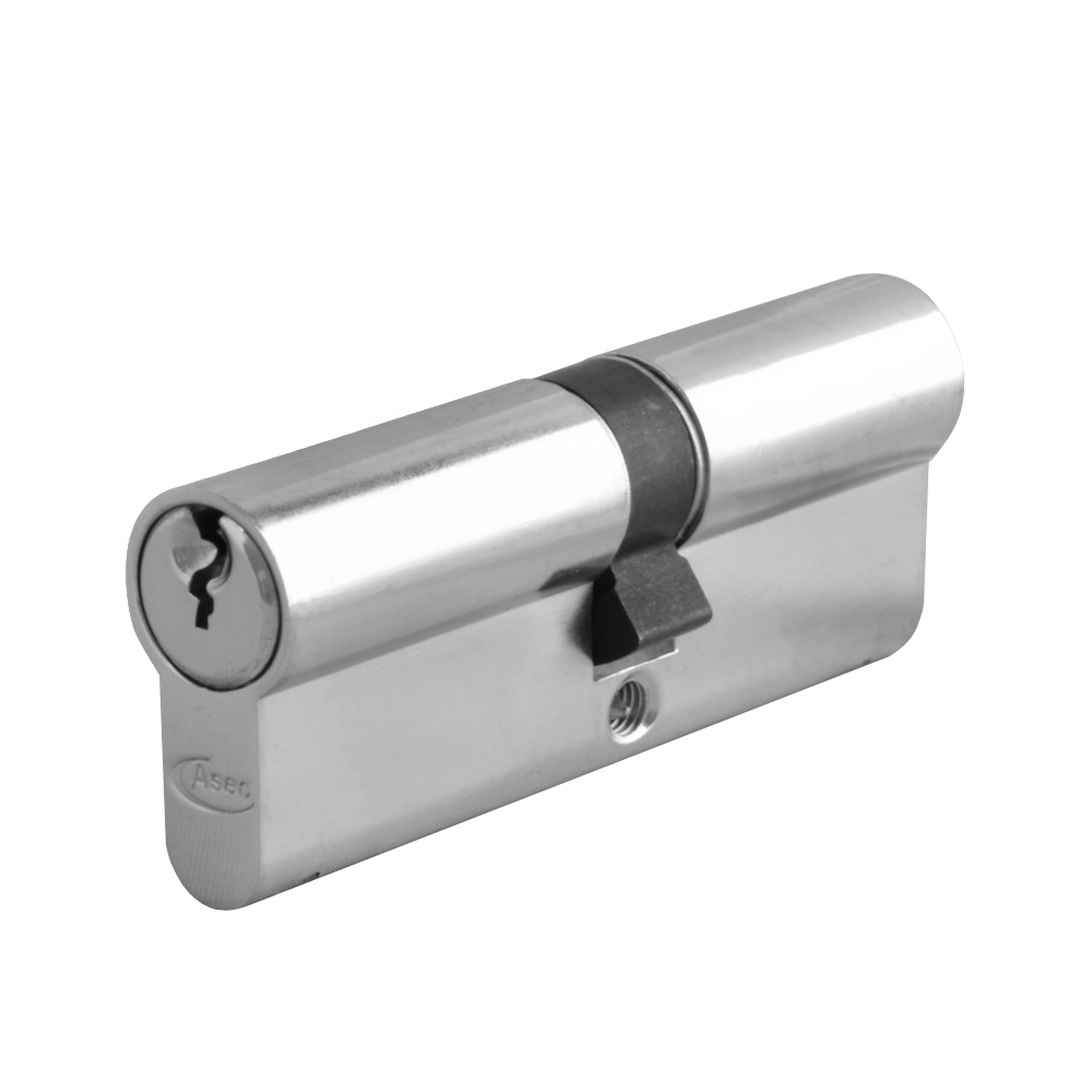 ASEC 5-Pin Euro Double Cylinder 70mm 30/40 25/10/35 Keyed To Differ Pro - Nickel Plated
