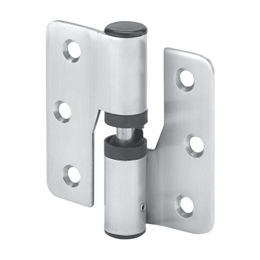 ASEC Cubicle 80mm Gravity Hinge 80mm Right Handed Pair - Satin Stainless Steel