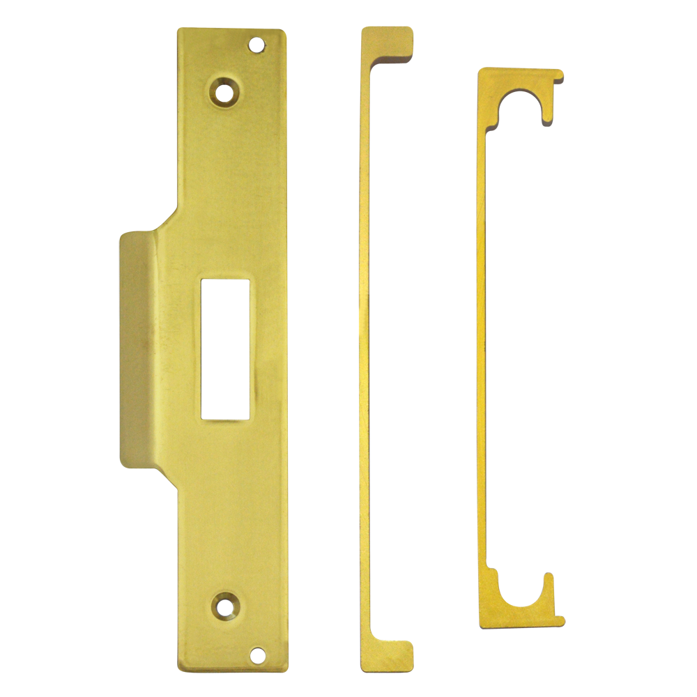 ASEC Mortice Nightlatch Rebate Kit 13mm - Polished Brass