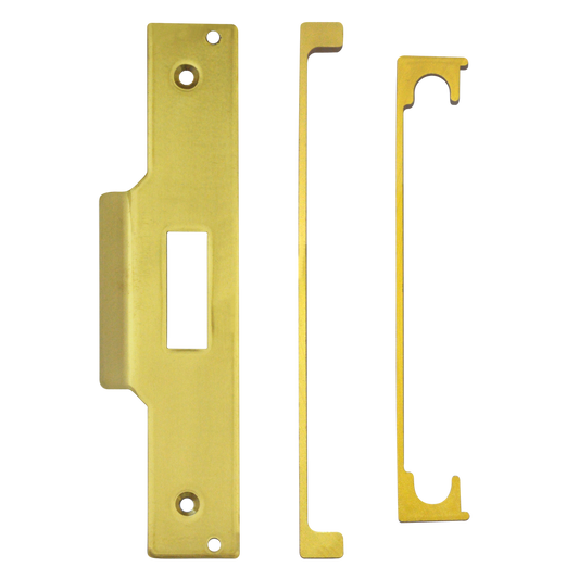 ASEC Mortice Nightlatch Rebate Kit 13mm - Polished Brass