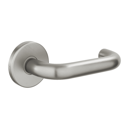 ASEC URBAN Portland P5 Return Bar Lever on Round Rose Door Furniture Pro - Stainless Steel