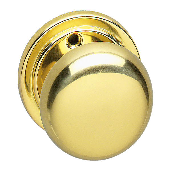 ASEC URBAN 52mm Mortice Knob Pro - Polished Brass