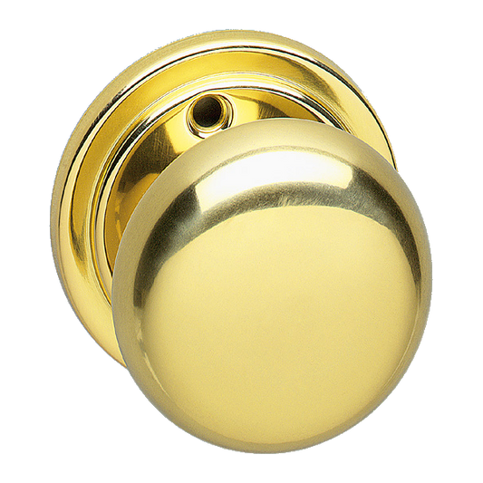 ASEC URBAN 52mm Mortice Knob Pro - Polished Brass