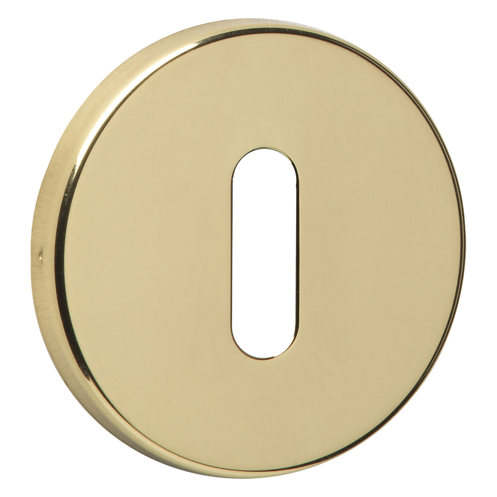 ASEC URBAN Concealed Fixing Standard Key Escutcheon Pro - Polished Brass