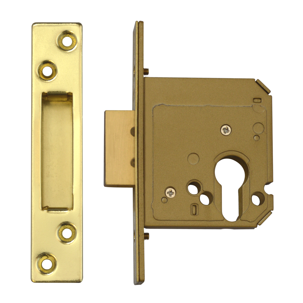 ASEC Euro Deadcase 64mm - Polished Brass